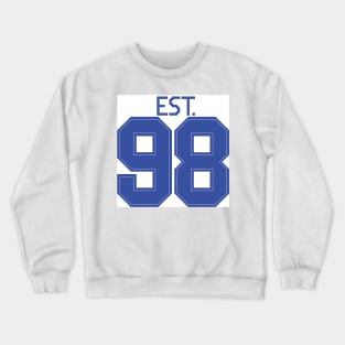 Est. 98 blue Crewneck Sweatshirt